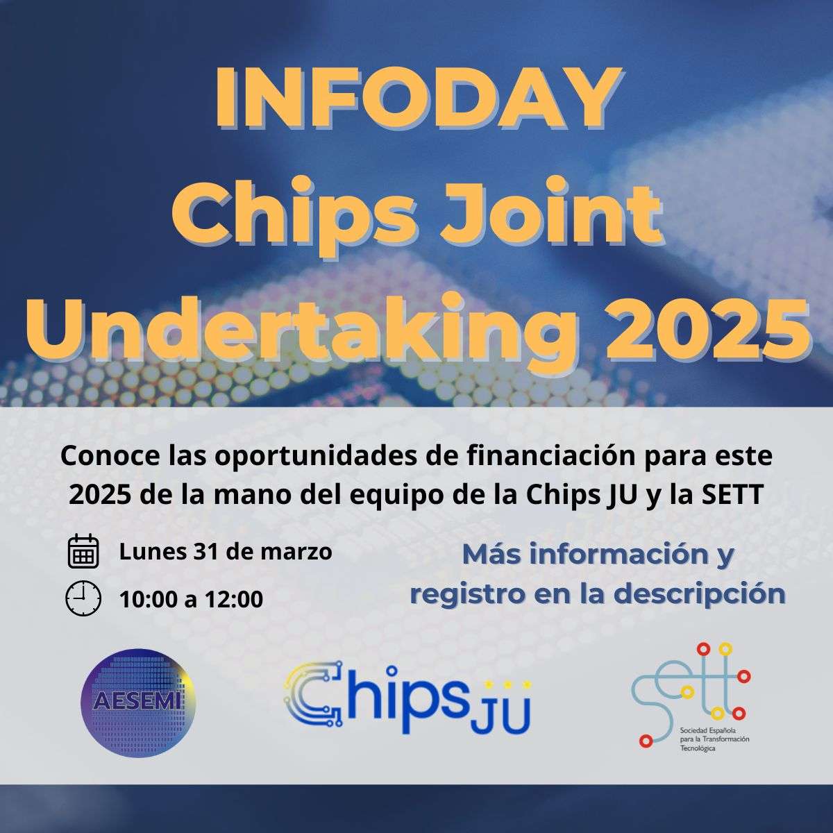 Infoday Chips Joint Undertaking 2025